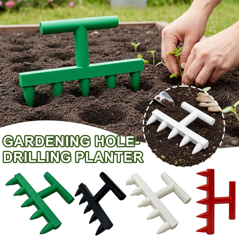 Gardening Tools Vegetables - 園芸用穴あけパンチ播種機、家庭用野菜・花苗パンチャー、バルコニー菜園苗播種ツール
