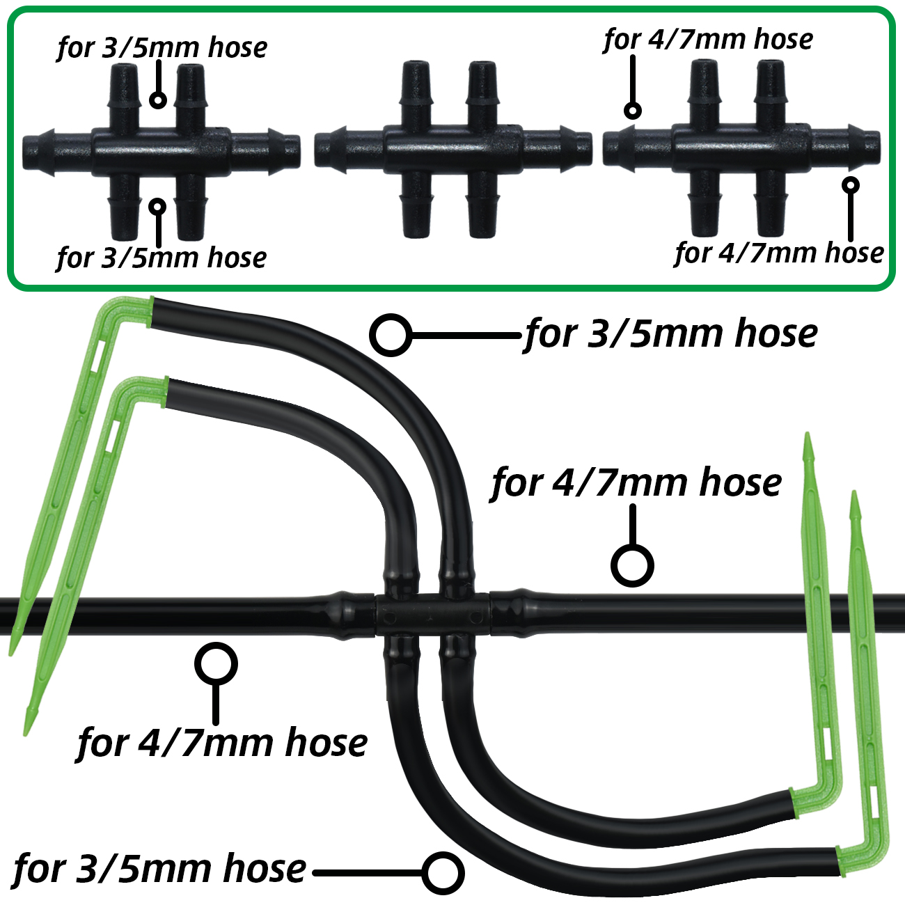 Keslaガーデン4/7ミリメートルに3/5ミリメートルホー - Automatic Plant Waterer のレビューと価格