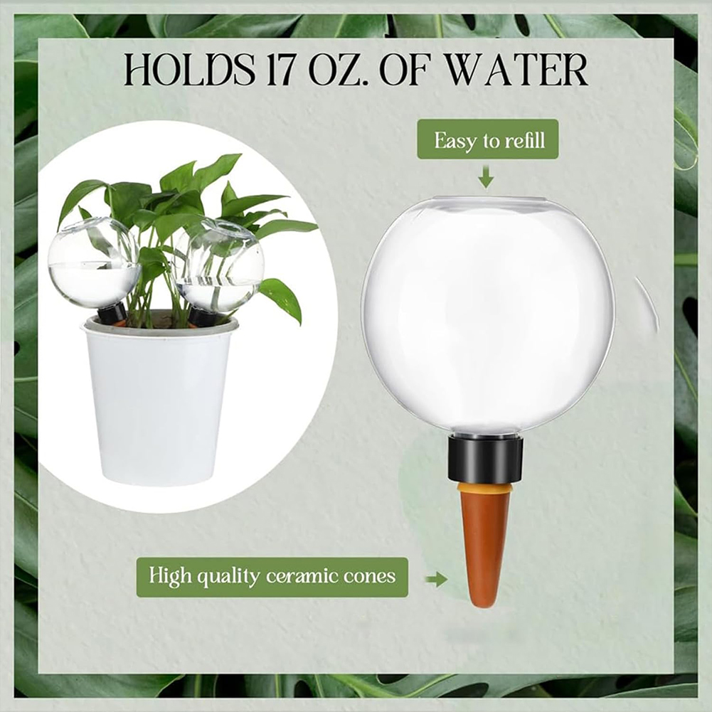 500ML自動給水グローブ点滴灌漑システム自動植物給水器植物 - Automatic Plant Waterer のレビューと価格