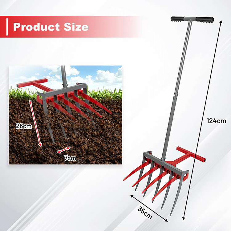 スペード掘削フォーク 耐久性があり省力化された2-in-1ガ - Spade Digging Fork のレビューと価格