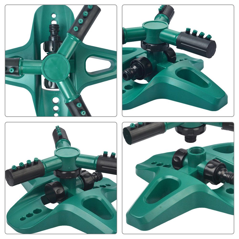 1個入り 自動スプリンクラー 360度回転式 庭用散水器 芝 - Gardening Tools Vegetables のレビューと価格