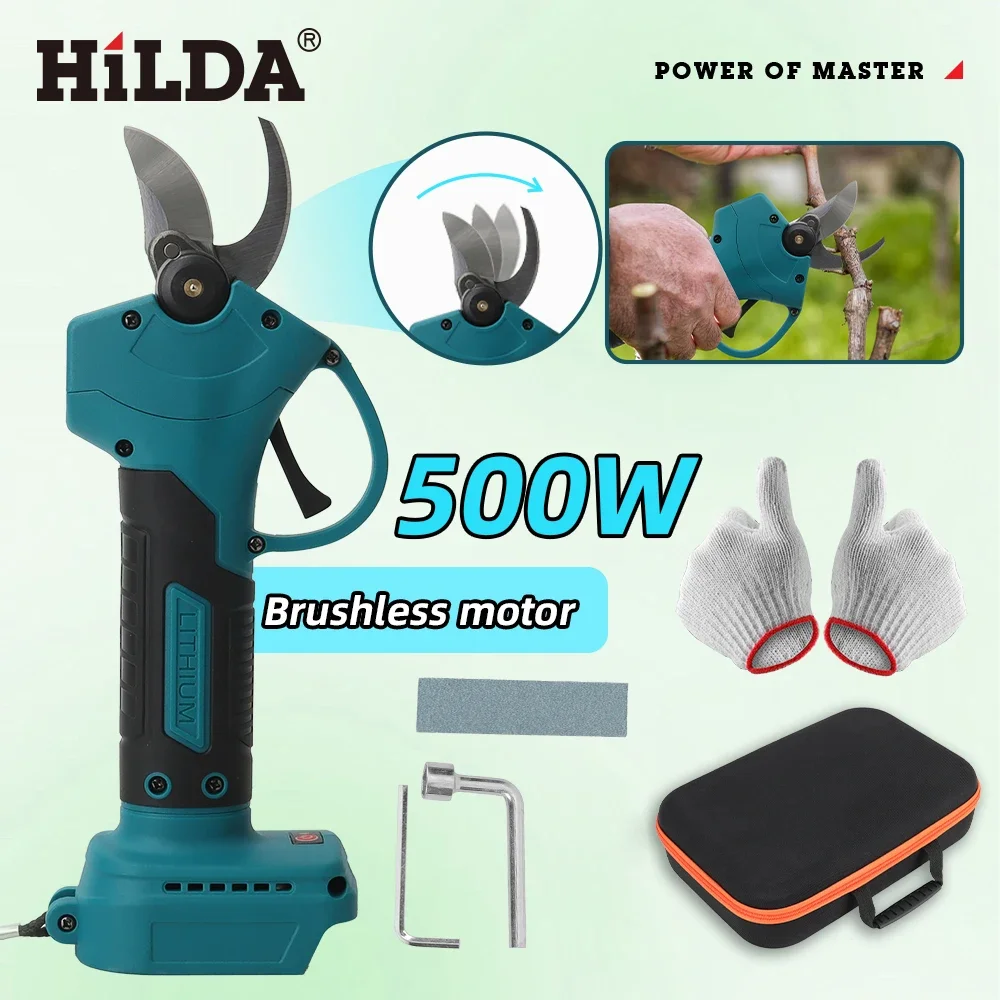 HILDA 18V ブラシレスコードレス電動剪定鋏充電式果樹 - Gardening Tools Vegetables のレビューと価格