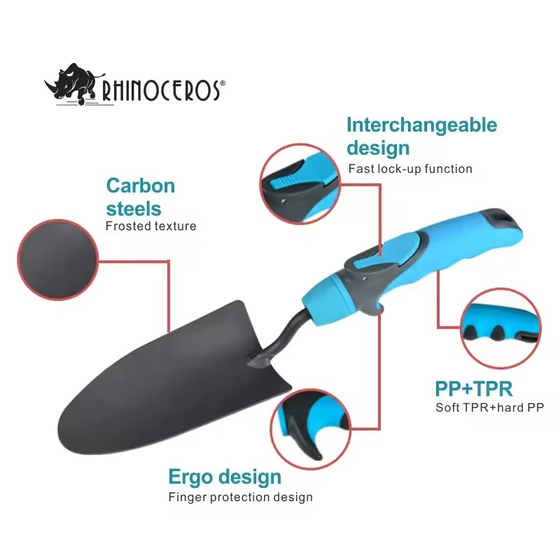 STLF Rhinoceros 3個入り交換式庭園盆栽ツール - Spade Digging Fork のレビューと価格
