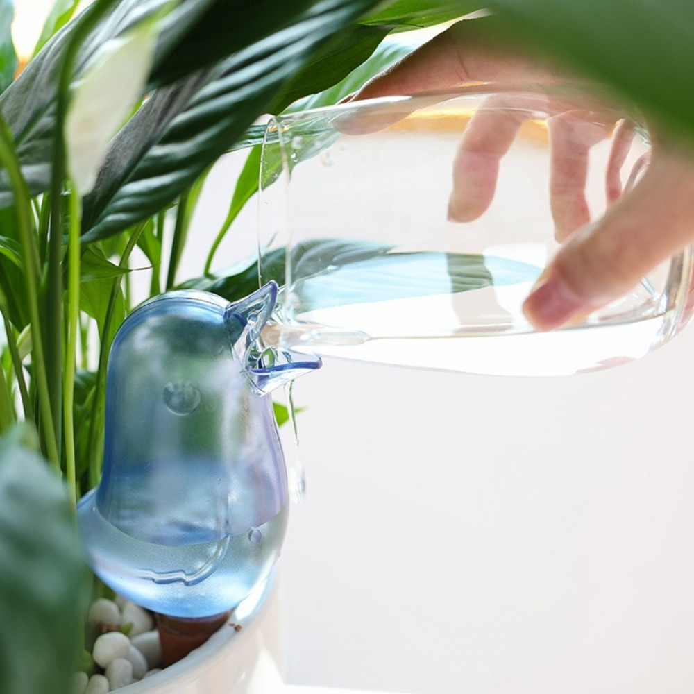 鳥型植物散水器 自動点滴灌漑 テラコッタ製 スローリリース  - Automatic Plant Waterer のレビューと価格