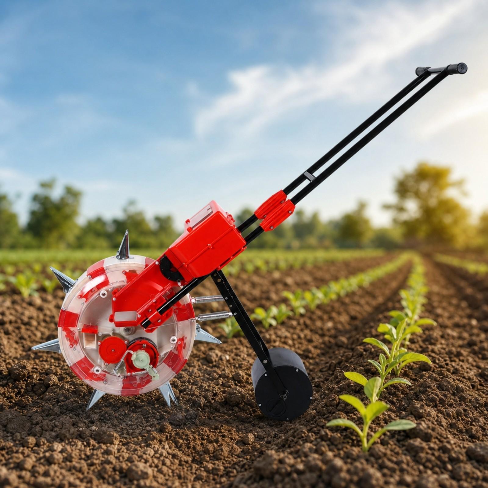 手動式種まき機、庭用コーン・トウモロコシ・野菜用手押し式シー - Gardening Tools Vegetables のレビューと価格