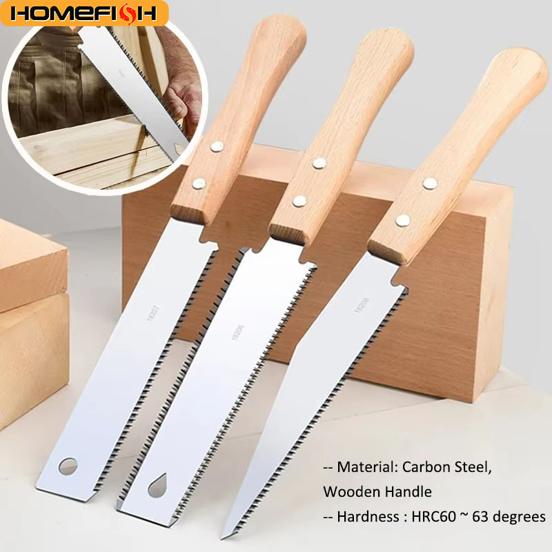 日本式ハンドソー、片刃/両刃、細目刃、SK5鋼製、フレキシブ - Gardening Hand Tools Japanese のレビューと価格
