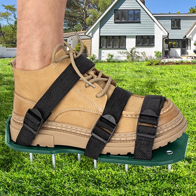 1ペアの芝生エアレーターサンダル、草用スパイク付きガーデニン - Gardening Tools Revit のレビューと価格