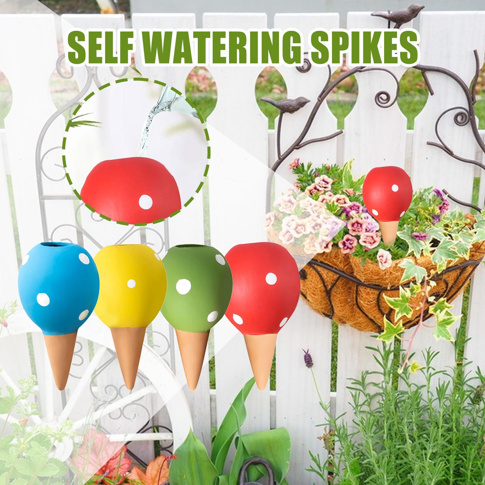 テラコッタ水やりスパイク自動給水植物ドリッパースパイク自動点 - Automatic Plant Waterer のレビューと価格
