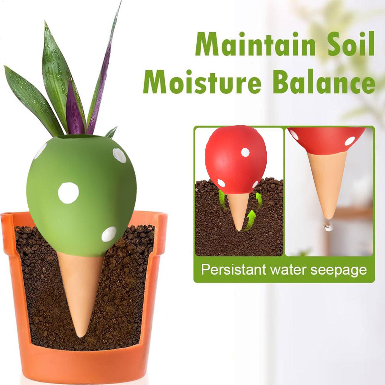 テラコッタ水やりスパイク自動給水植物ドリッパースパイク自動点 - Automatic Plant Waterer のレビューと価格