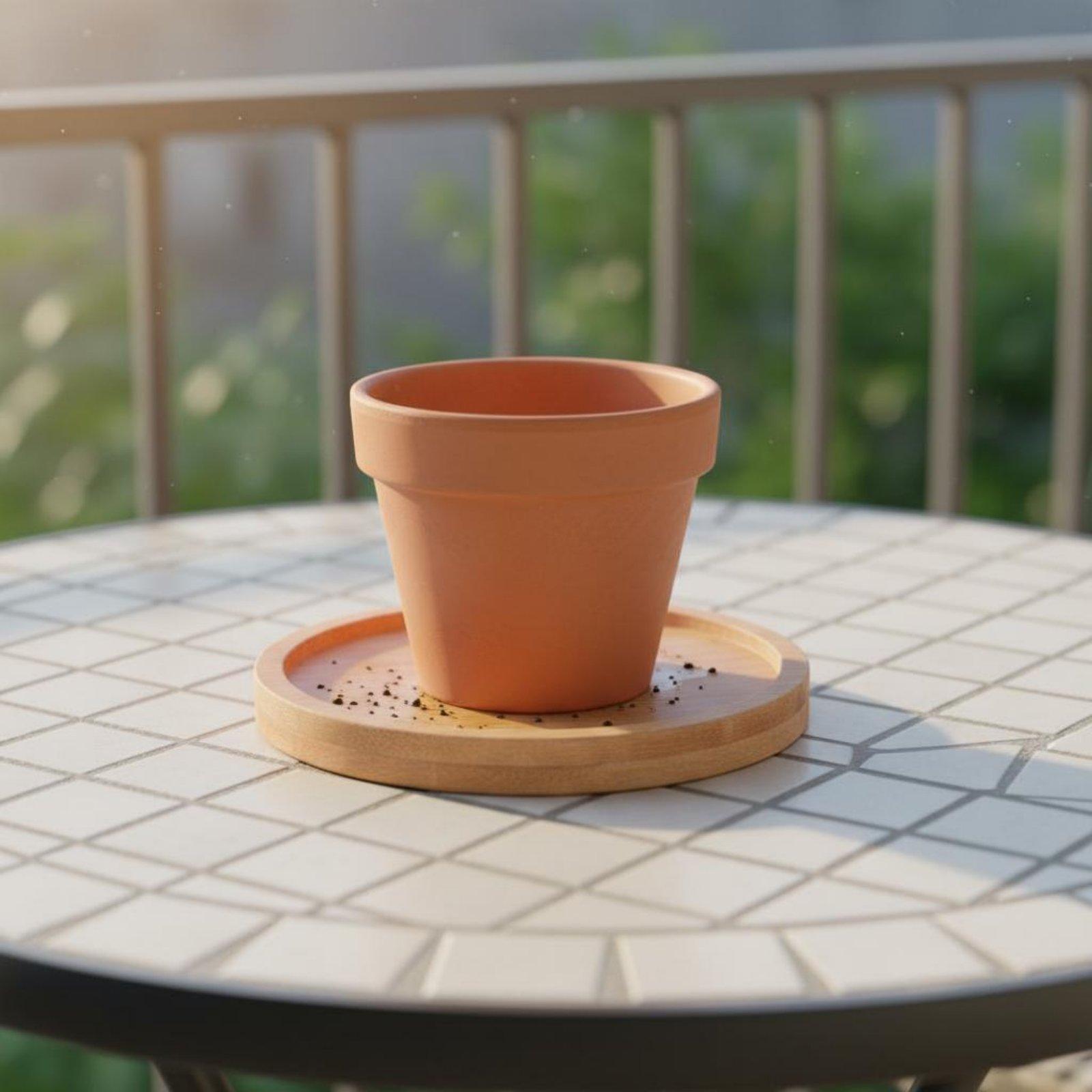 工業用竹製植木鉢ベース、防水ドリップキャッチャー、木製受け皿 - Gardening Tools Essential のレビューと価格