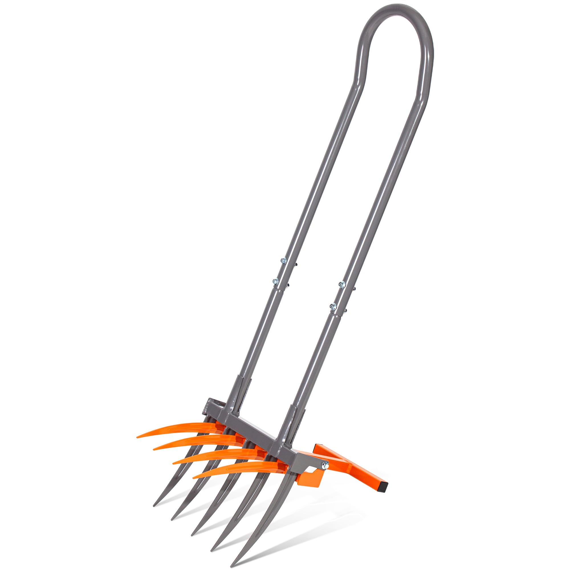 幅広フォークヘビーデューティー9歯ハンドティラー2-in-1 - Spade Digging Fork のレビューと価格